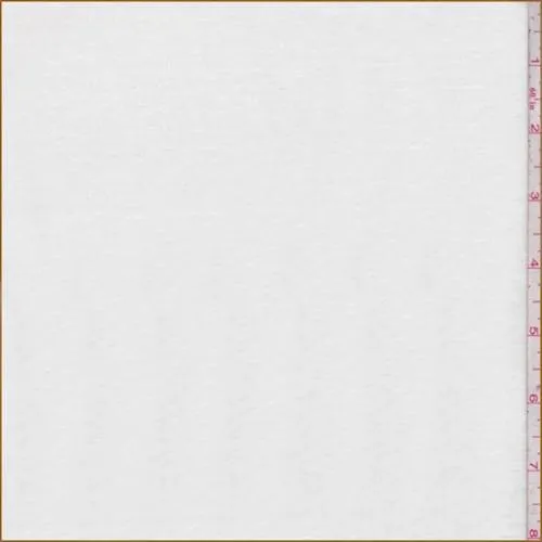 1 1/2 YD PC-White 2-Ply Pointelle Knit Fabric