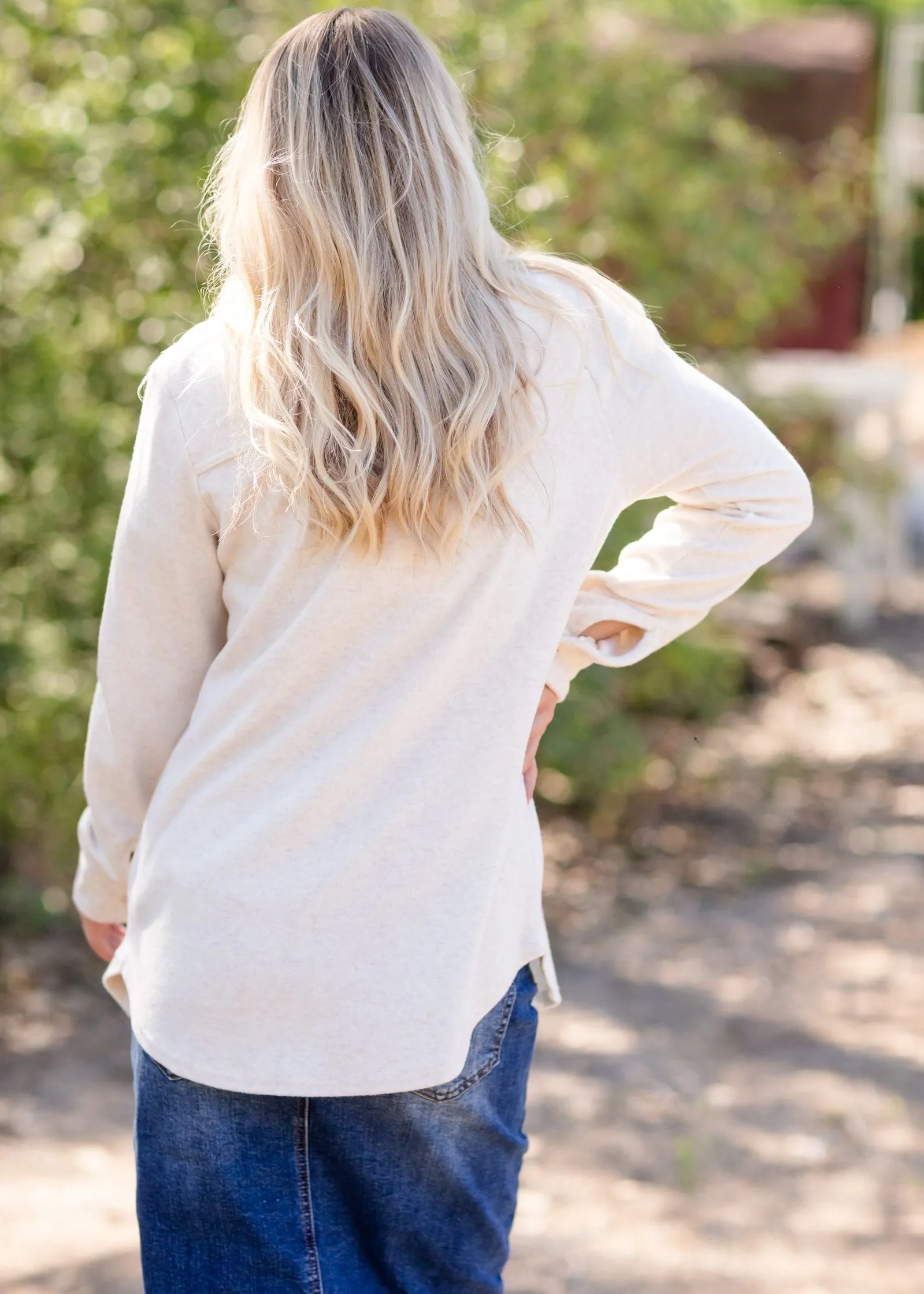 Lewis Oatmeal Ultra Soft Button Up