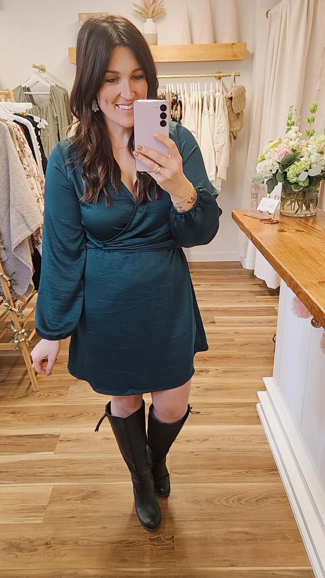 Misletoe Toe Dress
