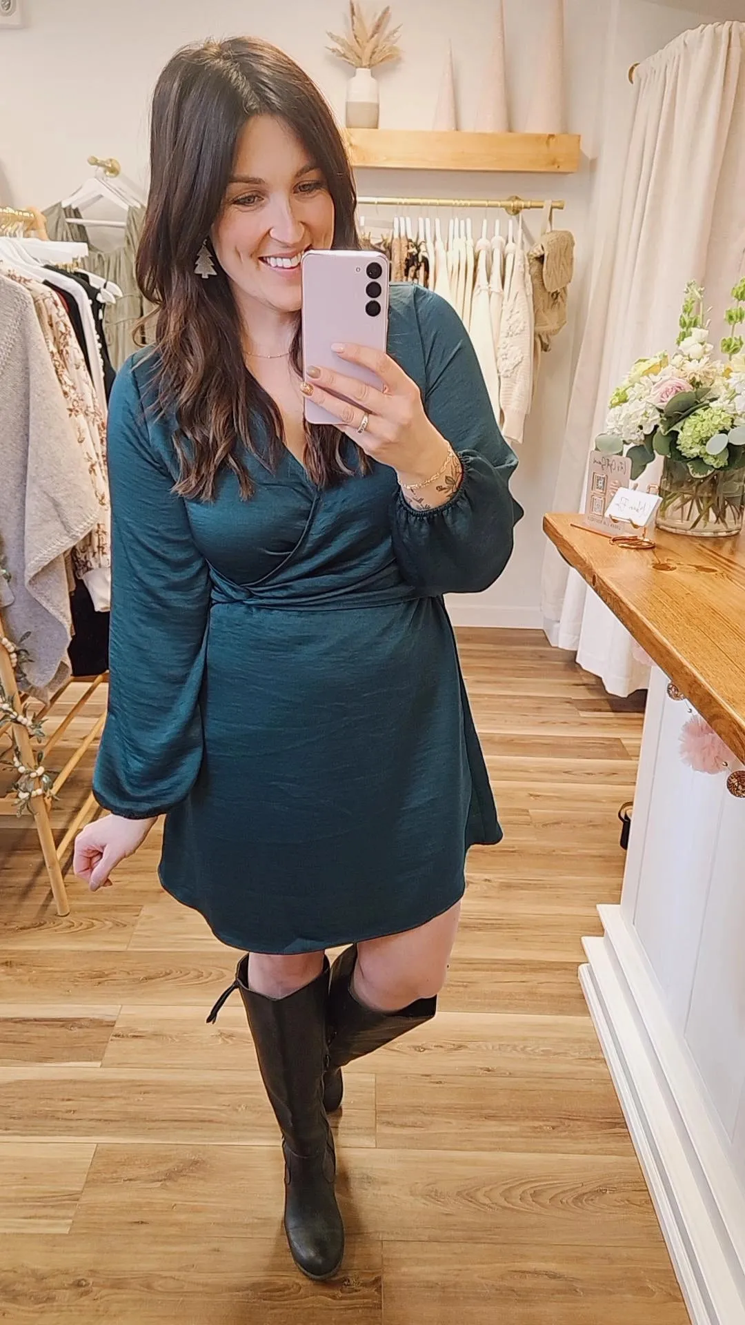Misletoe Toe Dress