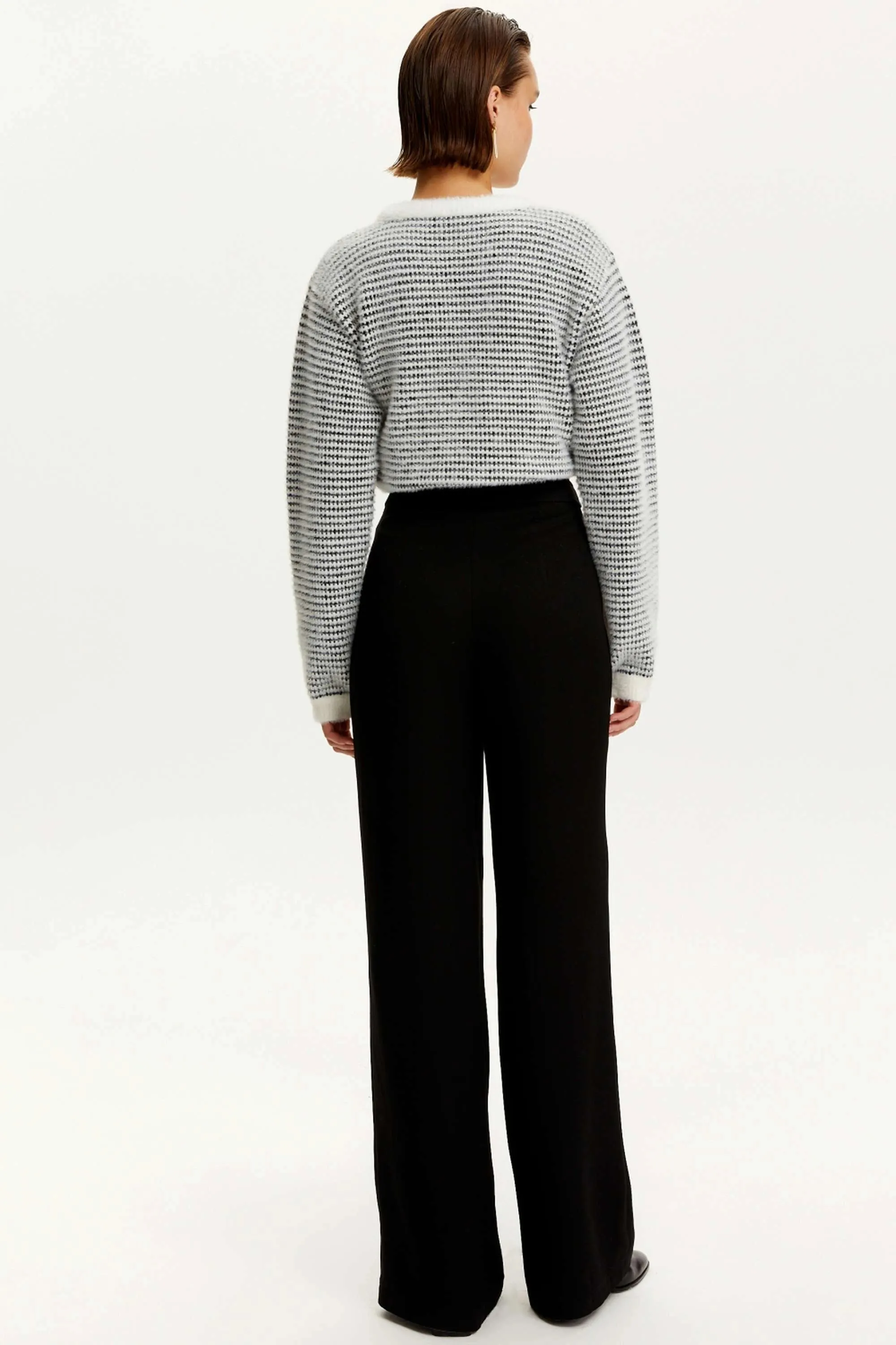 Multi-Button Long Pants