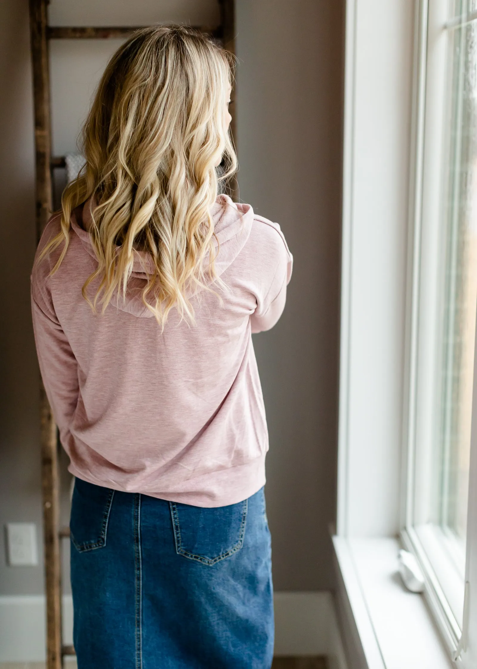 Soft Sangria Hooded Top - FINAL SALE