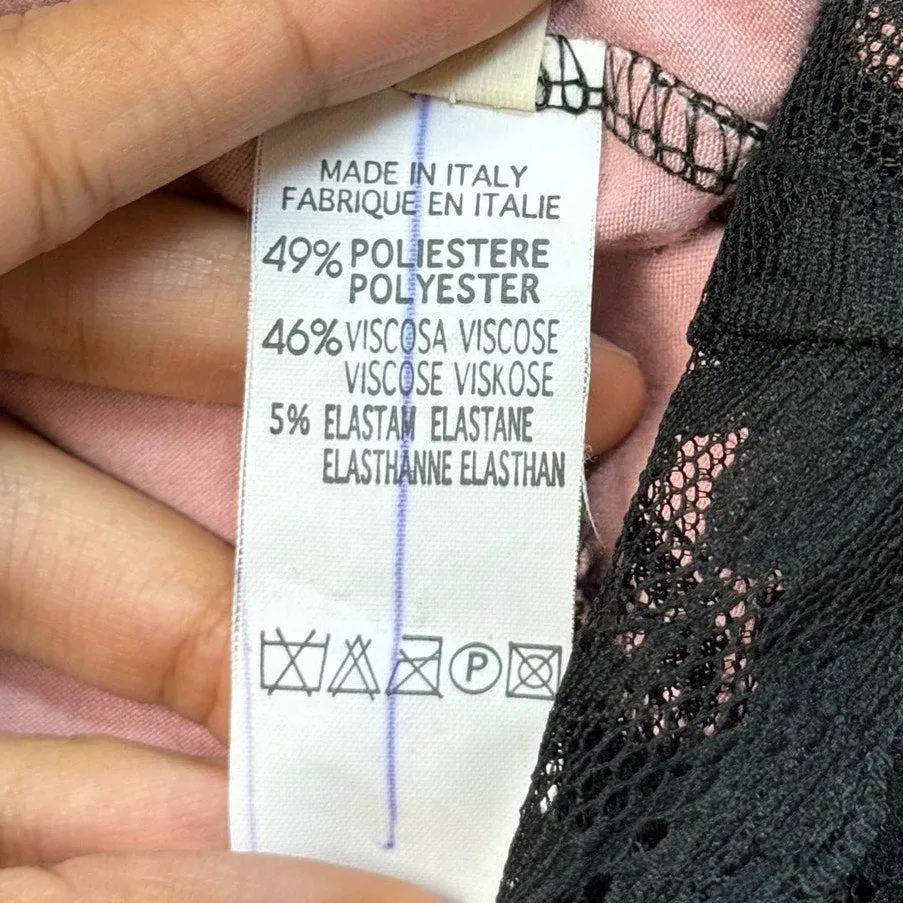 Vintage 90s mesh detailed romantic dress (S)